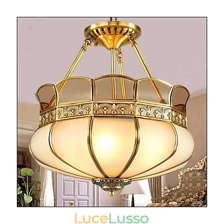 La classica lampada da soffitto in rame semi-incassata in rame Porch La classica lampada da soffitto in rame semi-incassata in rame Porch