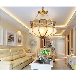 La classica lampada da soffitto in rame semi-incassata in rame Porch