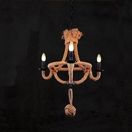 Lampadario in metallo con pittura tradizionale classica rustica in stile lodge vintage retrò country