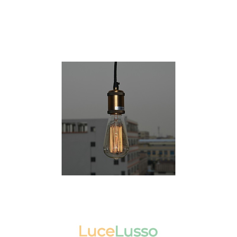 Lampada a sospensione elettrolitica in stile mini vintage classico tradizionale