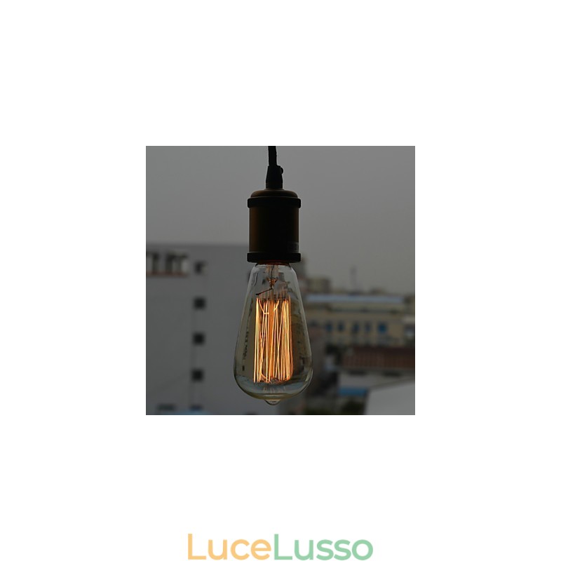 Lampada a sospensione elettrolitica in stile mini vintage classico tradizionale