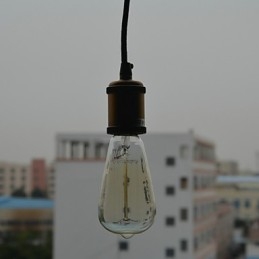 Lampada a sospensione elettrolitica in stile mini vintage classico tradizionale
