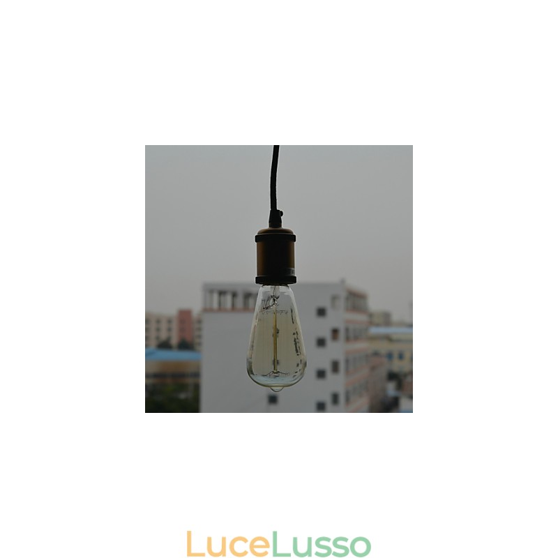 Lampada a sospensione elettrolitica in stile mini vintage classico tradizionale