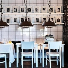 Lampada a sospensione vintage in metallo a 1 luce