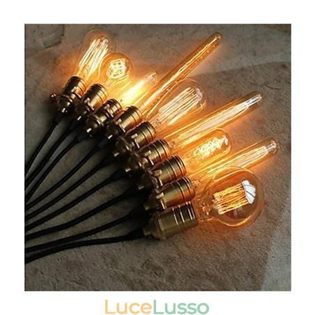 Lampadario minimalista retrò americano in rame singolo Lampadario minimalista retrò americano in rame singolo