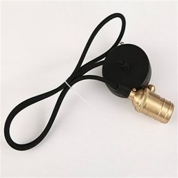 Lampadario minimalista retrò americano in rame singolo