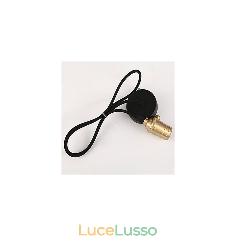 Lampadario minimalista retrò americano in rame singolo