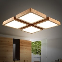 Moderno Contemporaneo Country Mini Stile Altri Legno Bambù Lampada a sospensione