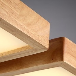 Moderno Contemporaneo Country Mini Stile Altri Legno Bambù Lampada a sospensione