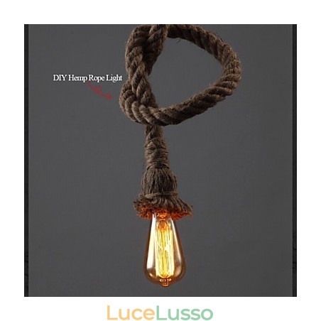 1 luce fai da te arte corda di canapa luce creativa corda di canapa goccia luce 1 luce fai da te arte corda di canapa luce creativa corda di canapa goccia luce