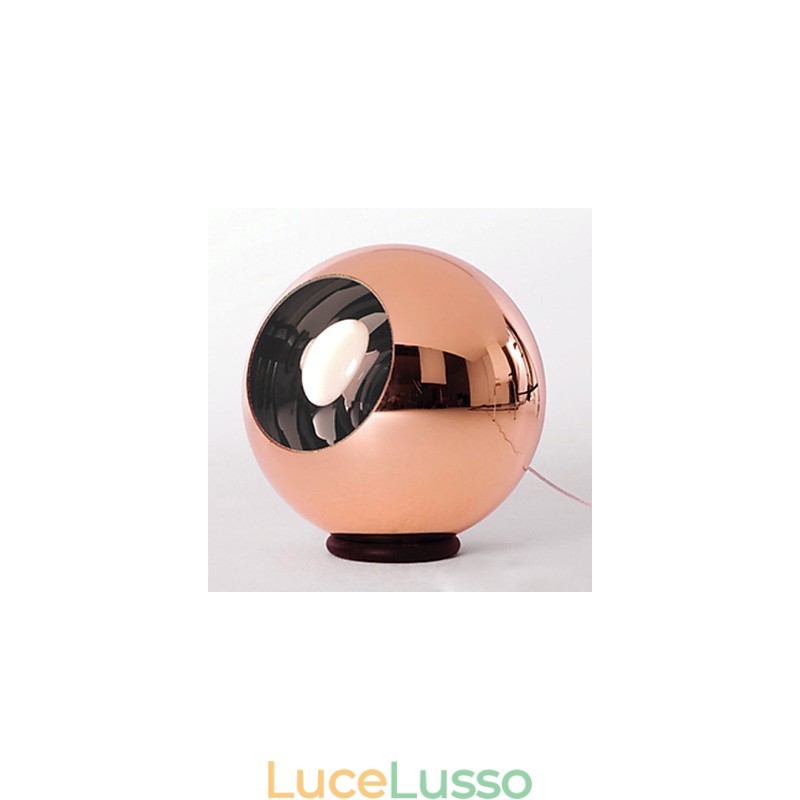 Lampada a sospensione a sfera in vetro semplice creativo nordico retrò galvanica