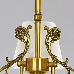 Lampada a sospensione decorativa moderna e contemporanea in bianco puro, design familiare