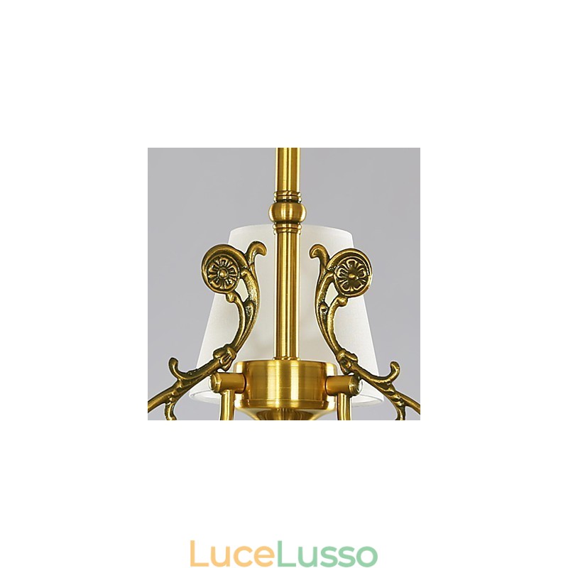Lampada a sospensione decorativa moderna e contemporanea in bianco puro, design familiare