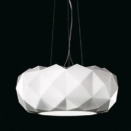 Lampada a sospensione moderna e contemporanea in metallo elettroplaccato