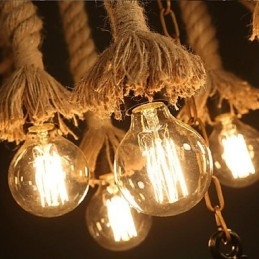 Lampada a sospensione in plastica con pittura vintage