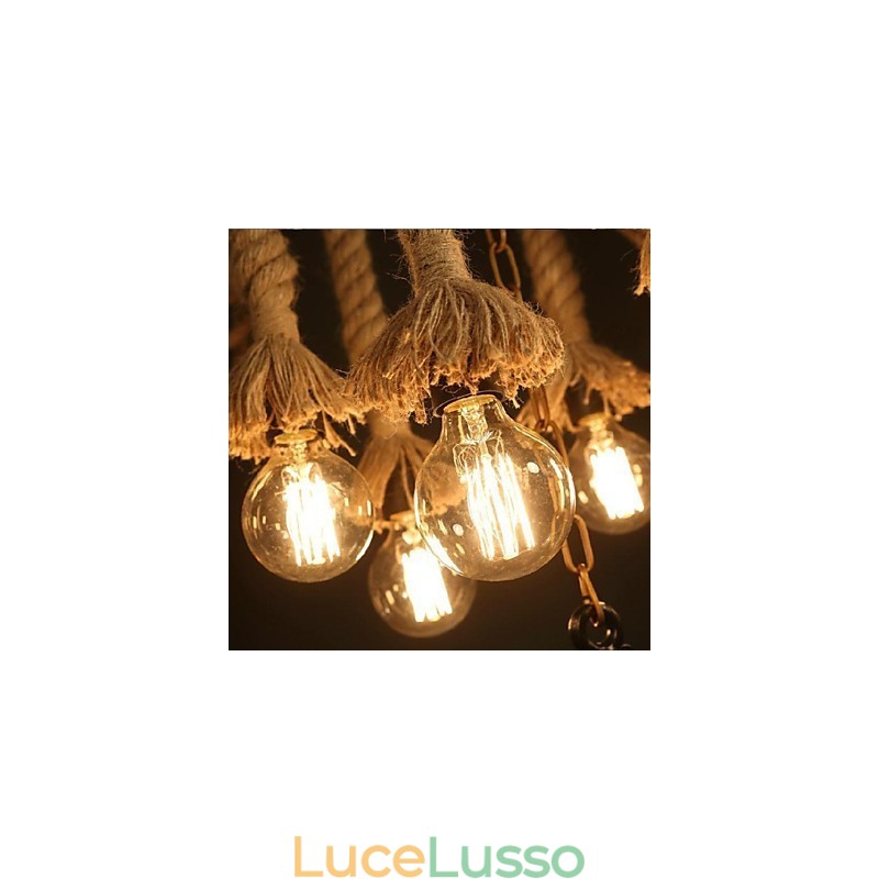Lampada a sospensione in plastica con pittura vintage