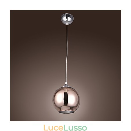 60 Lampada a sospensione moderna e contemporanea in metallo elettroplaccato a forma di globo 60 Lampada a sospensione moderna e contemporanea in metallo elettroplaccato a forma di globo