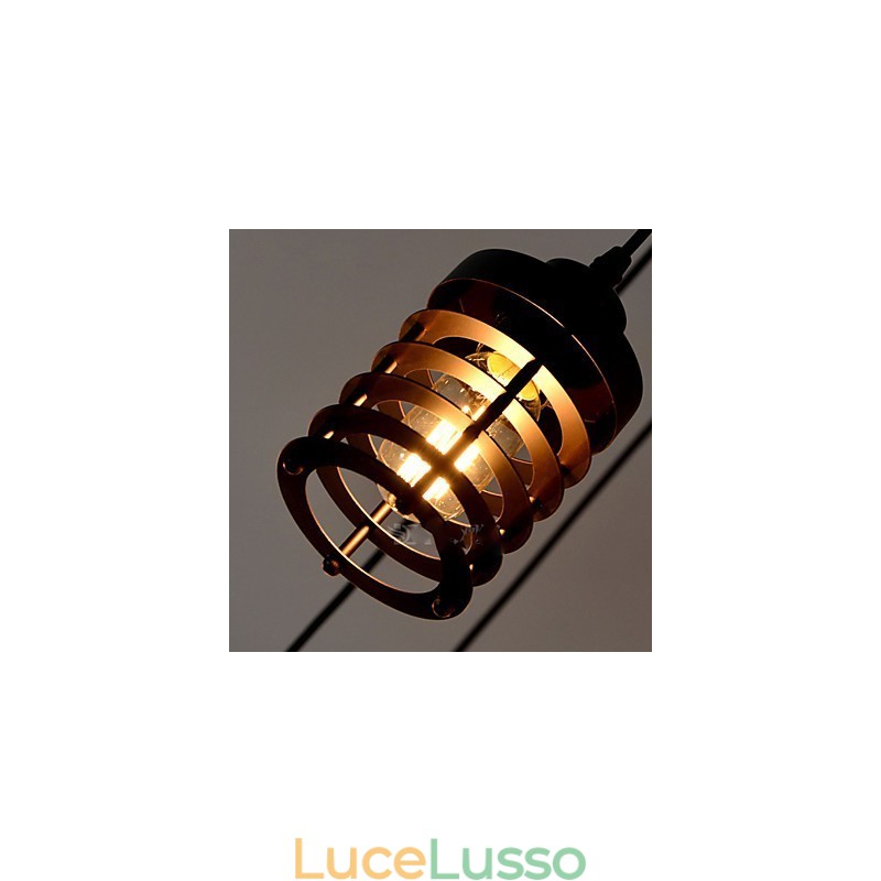 Lampadario vintage Edison multiplo regolabile fai da te, lampada a sospensione, illuminazione moderna, chic, industriale, sala da pranzo