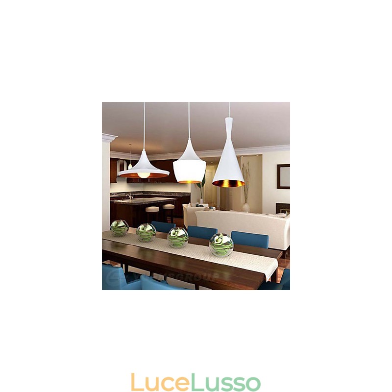 Lampada a sospensione in metallo con pittura in stile mini