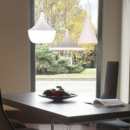 Lampada a sospensione in metallo con pittura in stile mini