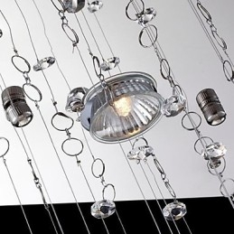 Moderno Contemporaneo Tradizionale Classico Rustico Lodge Vintage Country Isola Cristallo Mini Stile Elettroplaccato
