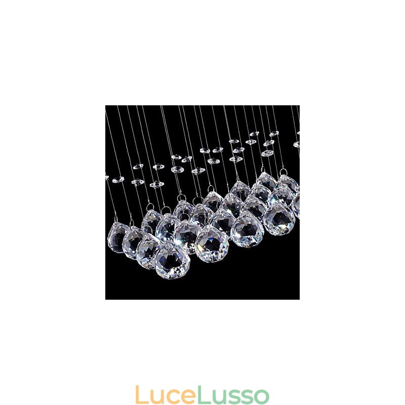 Moderno Contemporaneo Tradizionale Classico Rustico Lodge Vintage Country Isola Cristallo Mini Stile Elettroplaccato