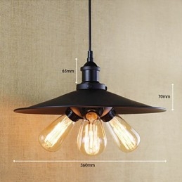Lampade a sospensione tradizionali classiche vintage retrò country garage metallo