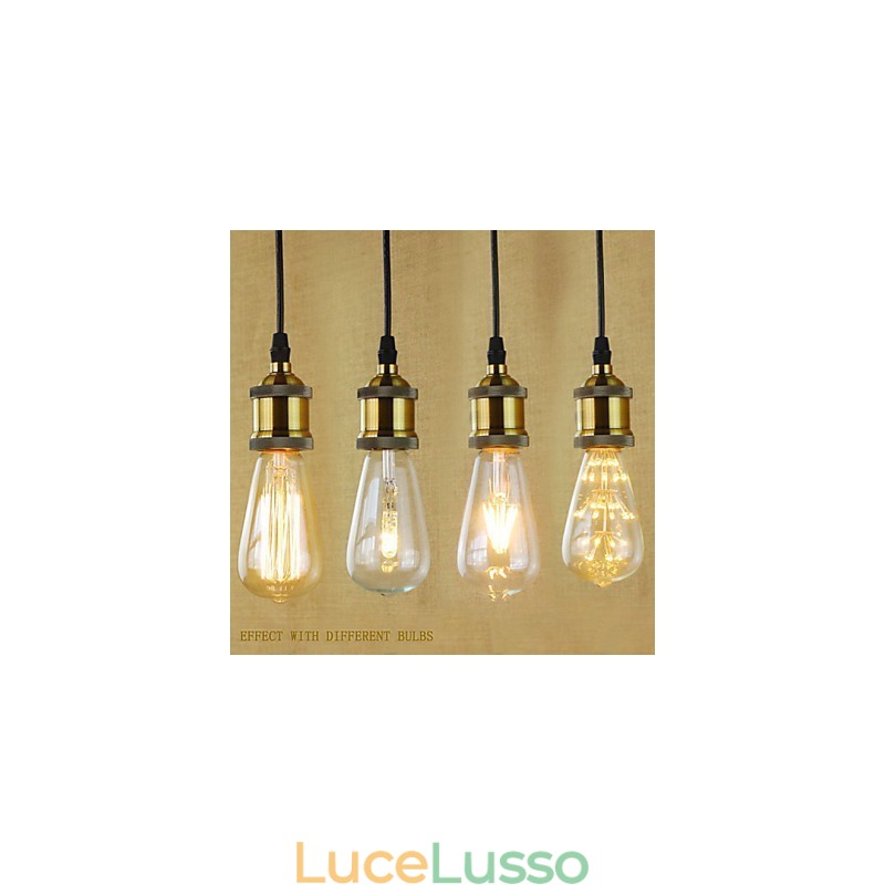 Lampade a sospensione tradizionali classiche vintage retrò country garage metallo