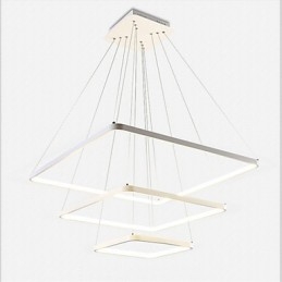 Lampada a sospensione dal design moderno a tre anelli