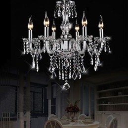 Lampadario in cristallo elettroplaccato classico tradizionale vintage