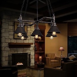 Retro Classic Metal Ceiling Lights Semplici lampade a sospensione Lampada a sospensione da bar
