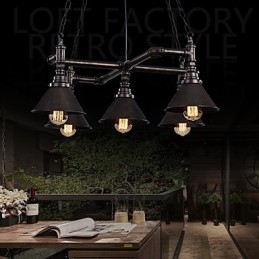 Retro Classic Metal Ceiling Lights Semplici lampade a sospensione Lampada a sospensione da bar