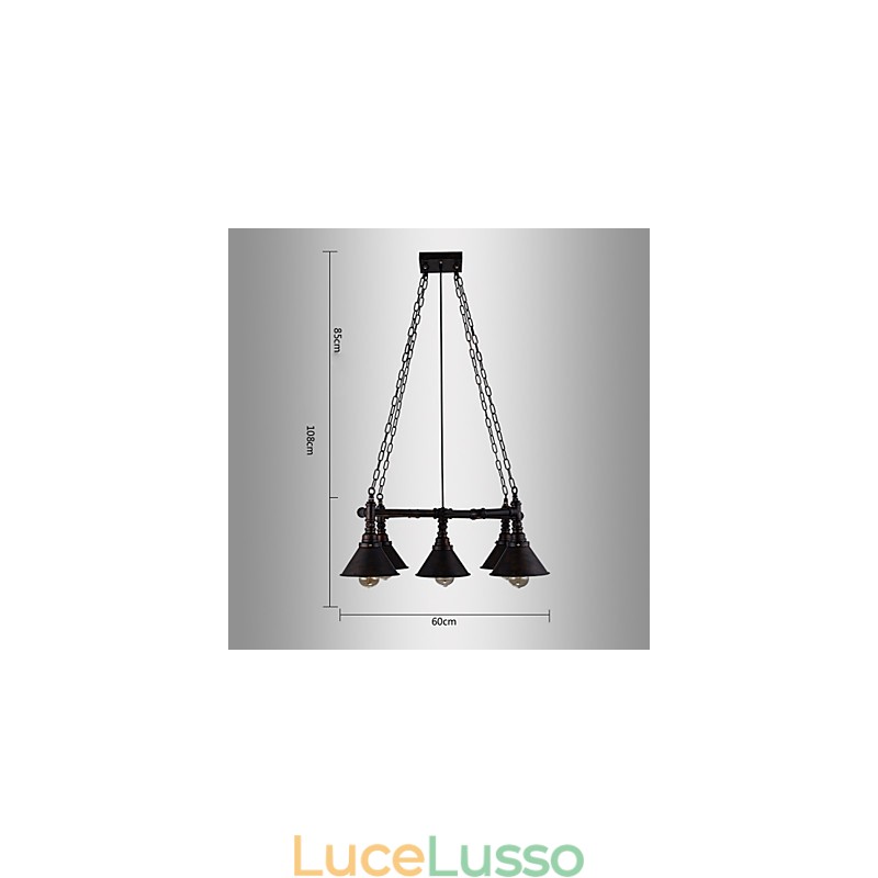 Retro Classic Metal Ceiling Lights Semplici lampade a sospensione Lampada a sospensione da bar