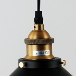 Lampada a sospensione in stile mini ciotola retrò classica tradizionale