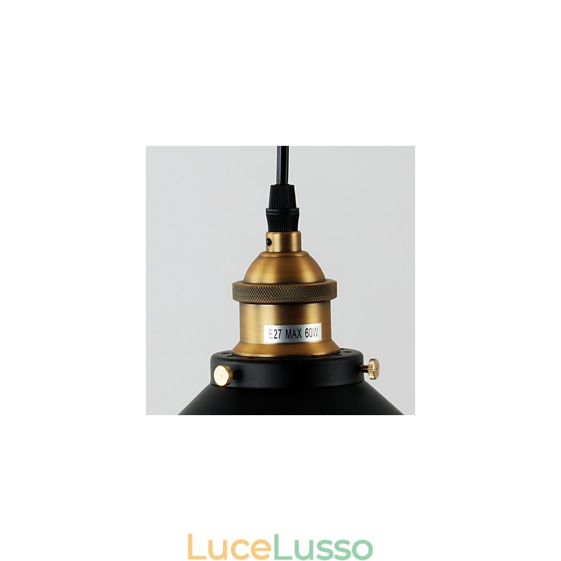 Lampada a sospensione in stile mini ciotola retrò classica tradizionale