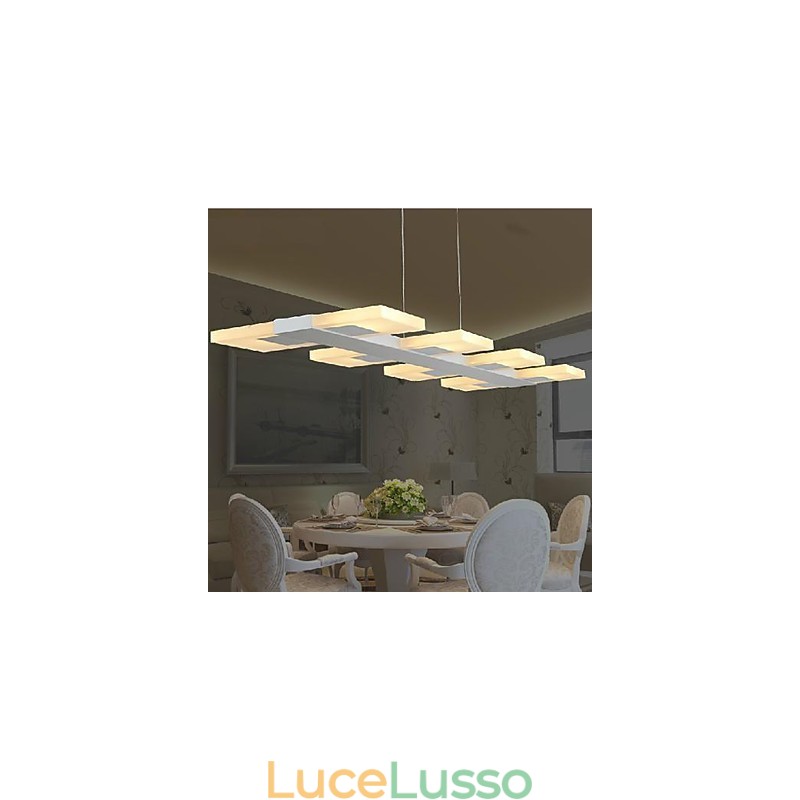 Lampada a sospensione moderna e contemporanea in stile mini dipinto