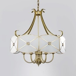 Lampada da soffitto moderna e contemporanea in rame con design decorativo