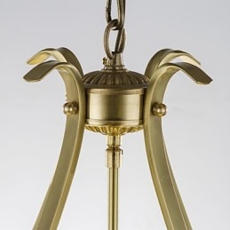 Lampada da soffitto moderna e contemporanea in rame con design decorativo