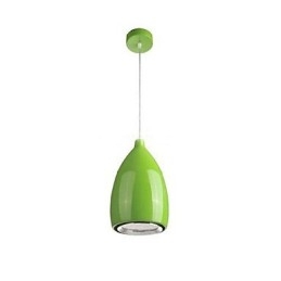 Lampada a sospensione moderna e contemporanea in metallo con globo dipinto