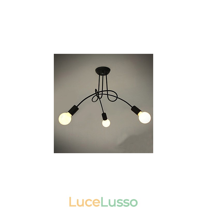 Lampadario in metallo dipinto moderno e contemporaneo