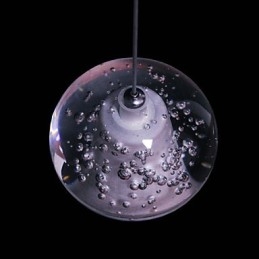 Lampada a sospensione G4 Retroifit 3W cromata in cristallo moderno e contemporaneo