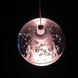 Lampada a sospensione G4 Retroifit 3W cromata in cristallo moderno e contemporaneo