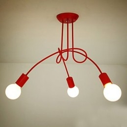 Lampadario in metallo dipinto moderno e contemporaneo