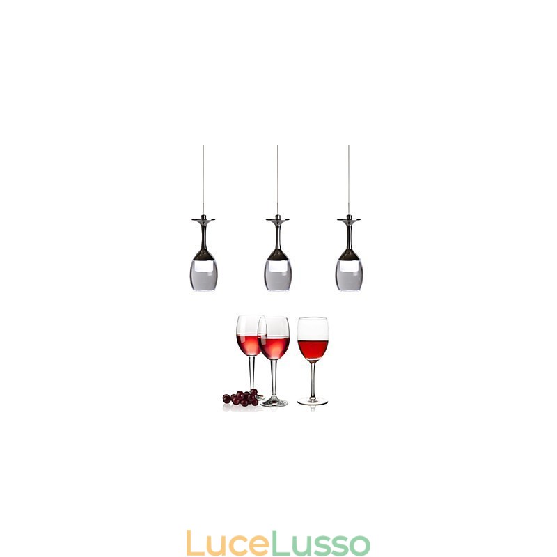 Lampadari a sospensione 3 luci Piastra posteriore lunga Moderna Contemporanea