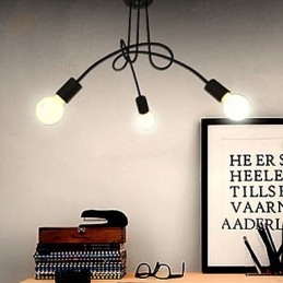 Lampadario in metallo dipinto moderno e contemporaneo