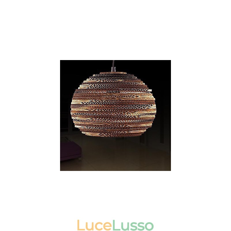 Rustic Lodge Globe Drum Island Bowl Lanterna vintage Lampada a sospensione in metallo rustico