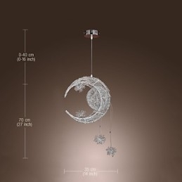 Lampada a sospensione moderna e contemporanea in metallo galvanizzato stile Globe Mini