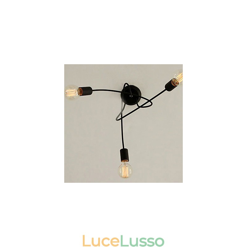 Lampadario in metallo dipinto moderno e contemporaneo