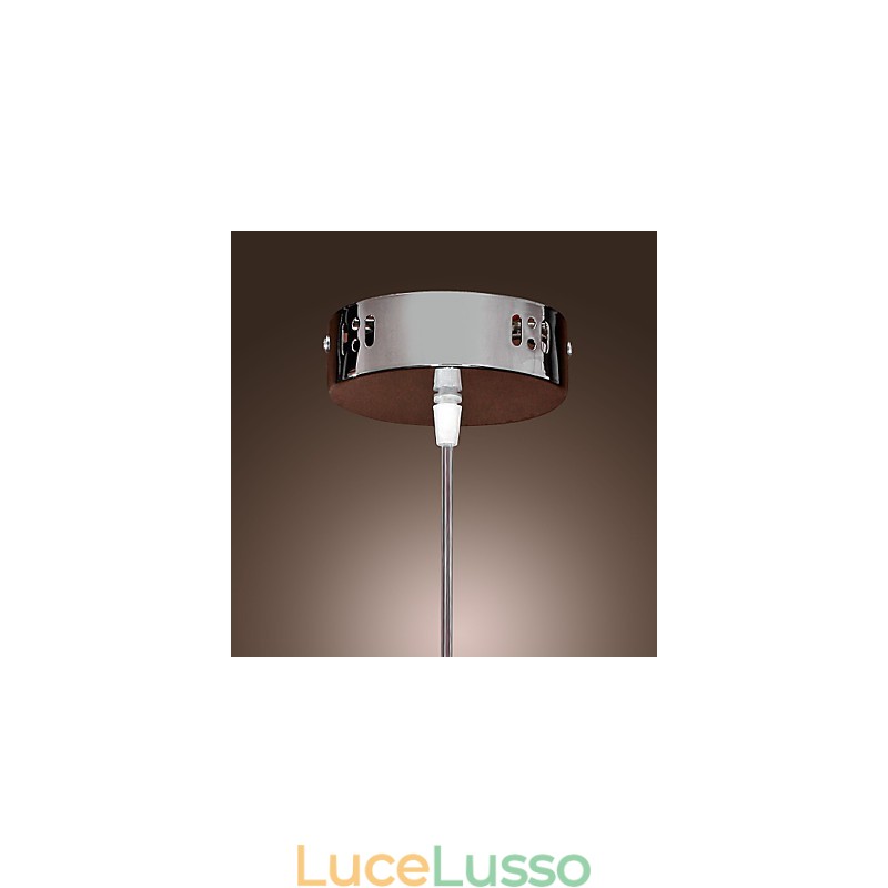 Lampada a sospensione moderna e contemporanea in metallo galvanizzato stile Globe Mini