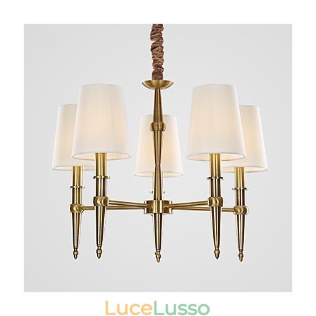 Lampada a sospensione decorativa moderna e contemporanea in bianco puro, design familiare Lampada a sospensione decorativa moderna e contemporanea in bianco puro, design familiare